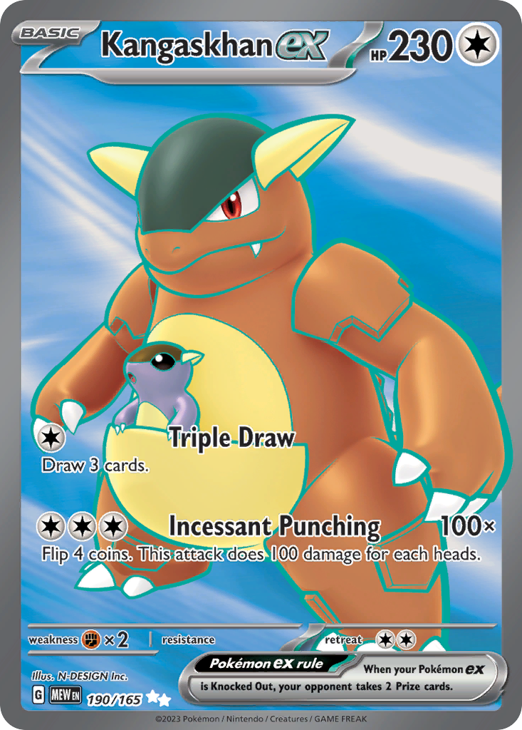 Kangaskhan ex 190/207 Ultra Rare