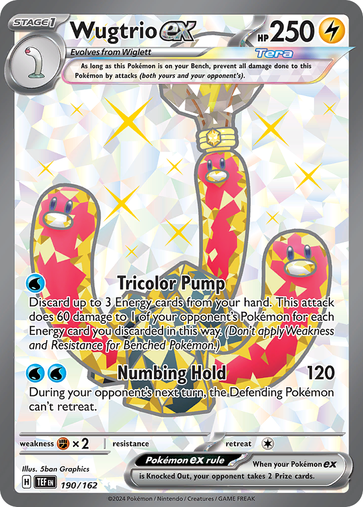 Wugtrio ex 190/218 Ultra Rare