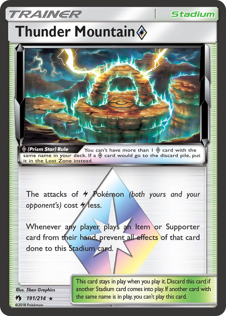 Thunder Mountain ◇ 191/240 Rare Prism Star