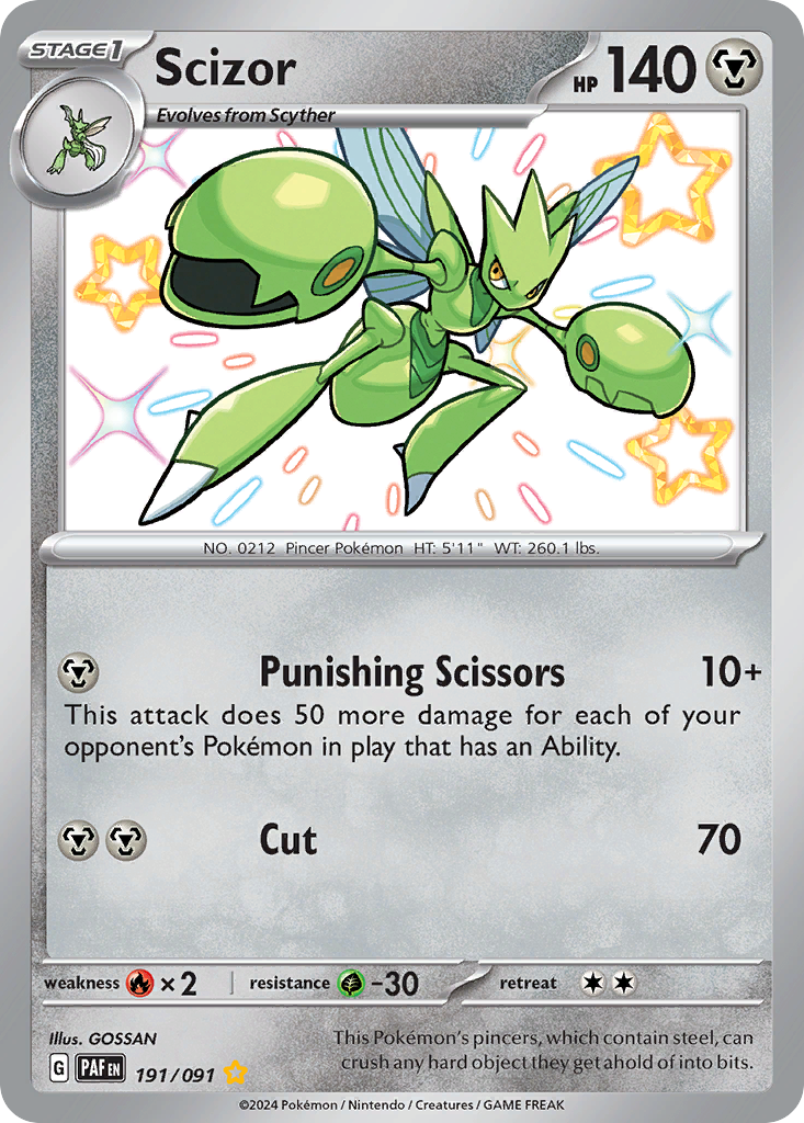 Scizor 191/245 Shiny Rare