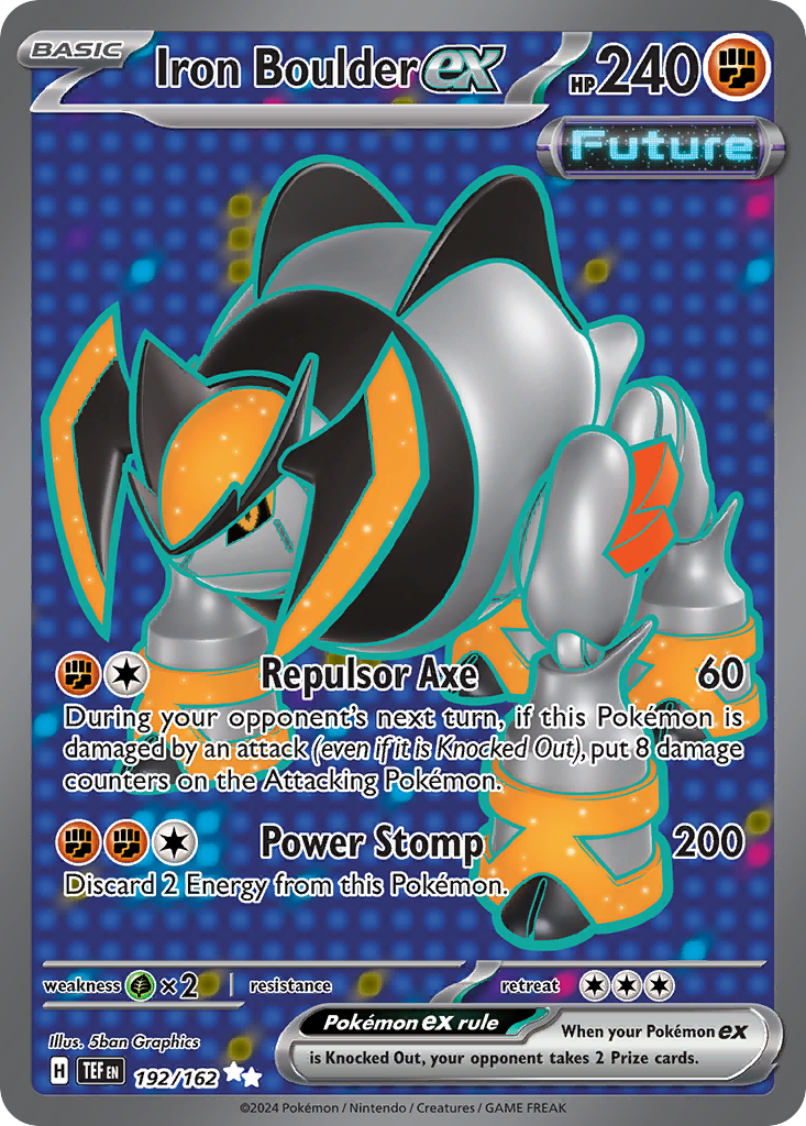 Iron Boulder ex 192/218 Ultra Rare