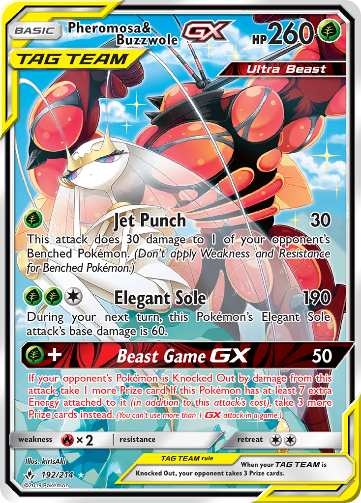 Pheromosa & Buzzwole-GX 192/234 Rare Ultra