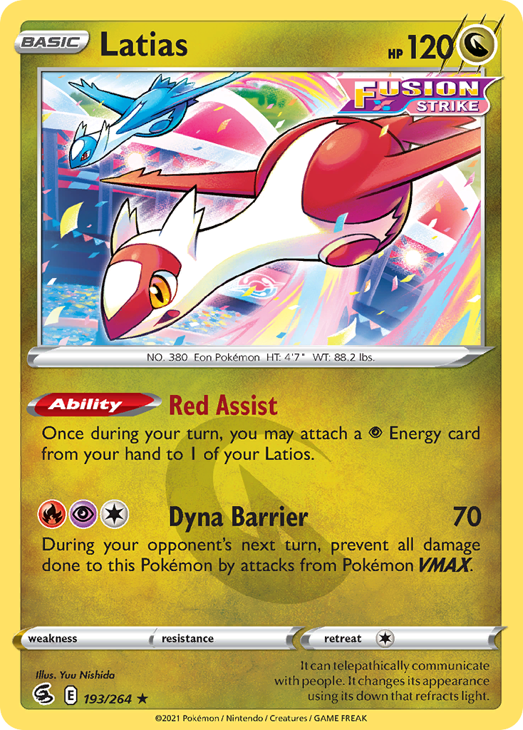 Latias 193/284 Rare