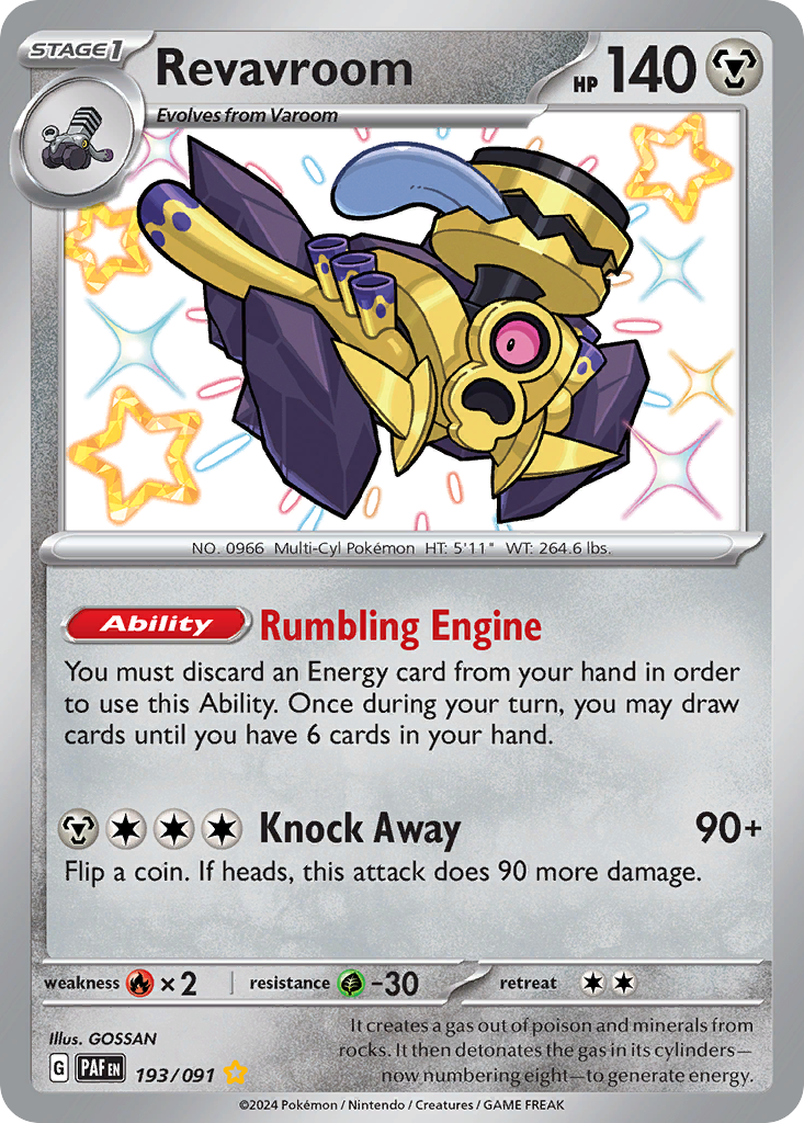 Revavroom 193/245 Shiny Rare