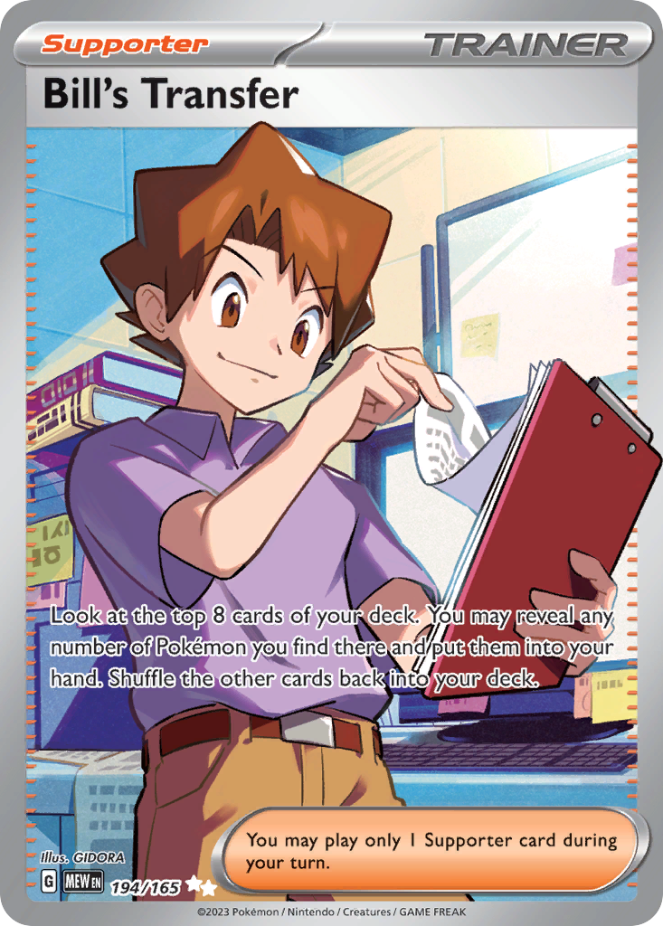 Bill's Transfer 194/207 Ultra Rare