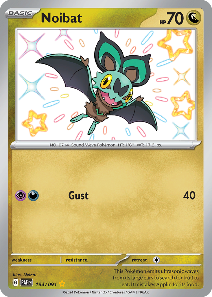 Noibat 194/245 Shiny Rare