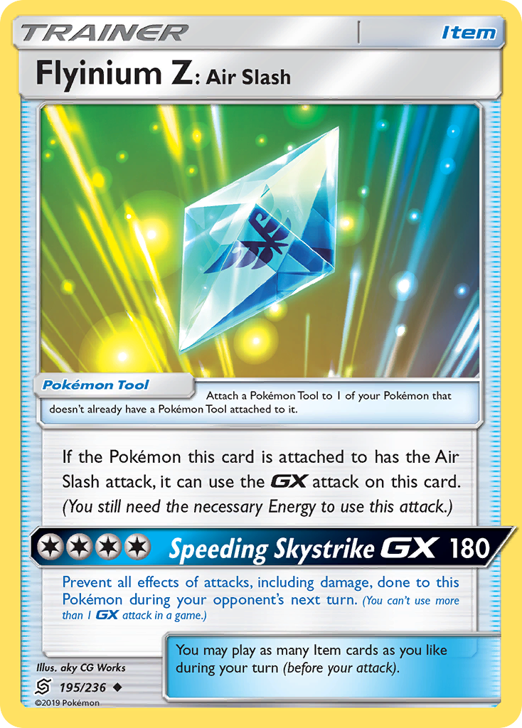 Flyinium Z: Air Slash 195/260 Uncommon