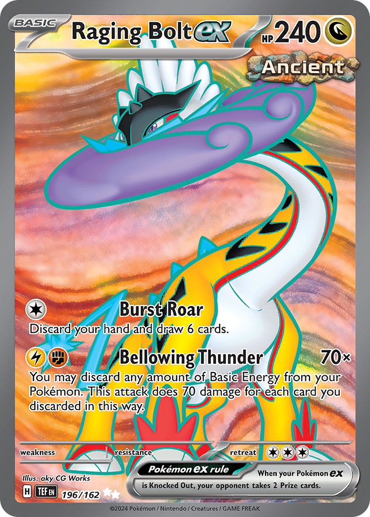 Raging Bolt ex 196/218 Ultra Rare