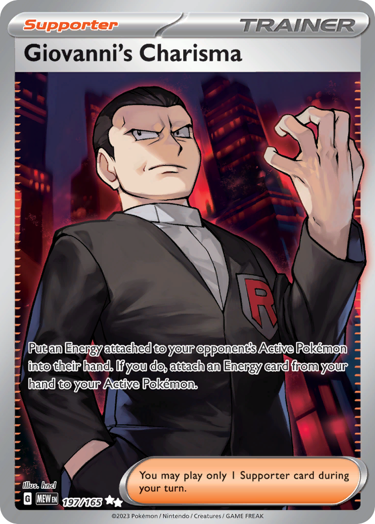 Giovanni's Charisma 197/207 Ultra Rare