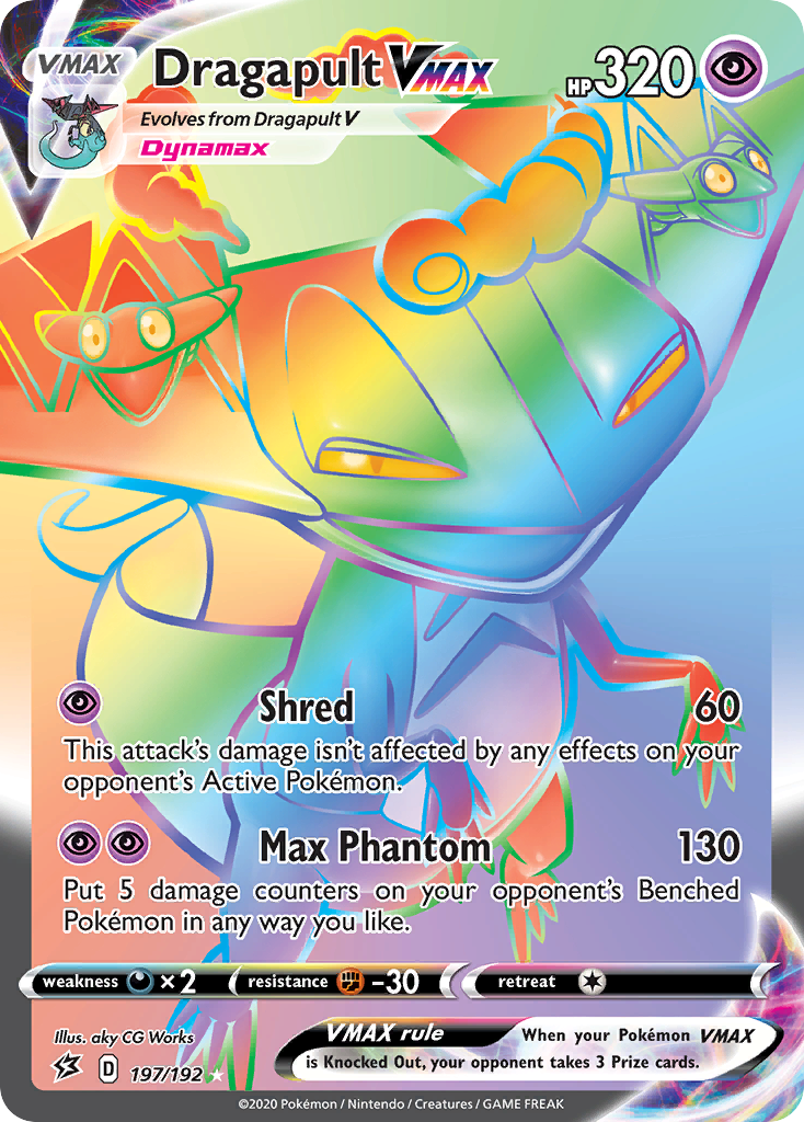 Dragapult VMAX 197/209 Rare Rainbow