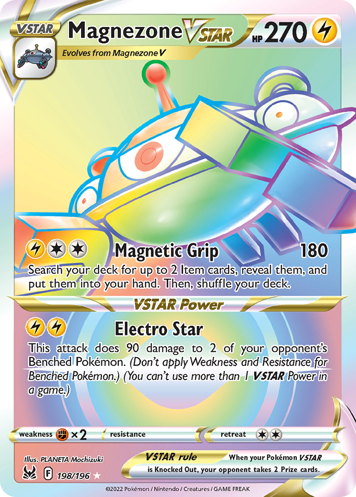 Magnezone VSTAR 198/217 Rare Rainbow