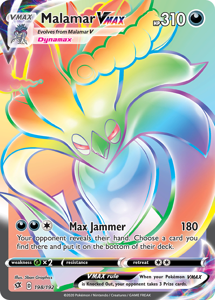 Malamar VMAX 198/209 Rare Rainbow