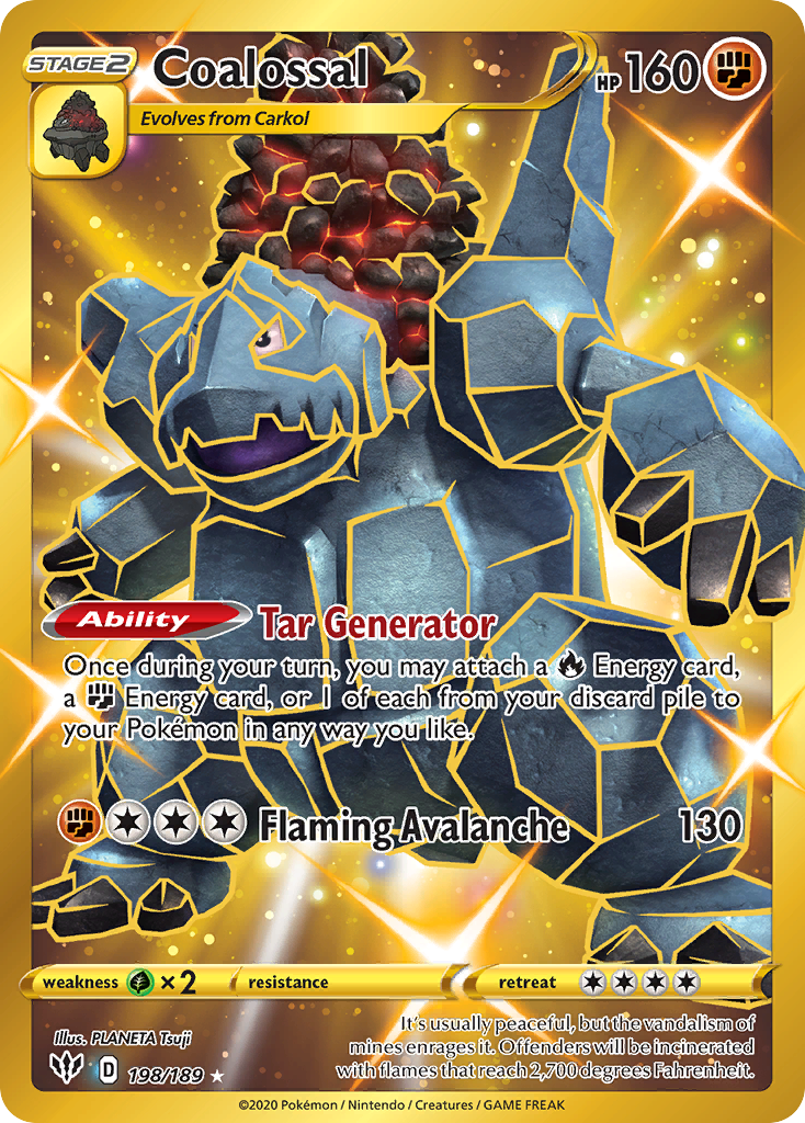 Coalossal 198/201 Rare Secret