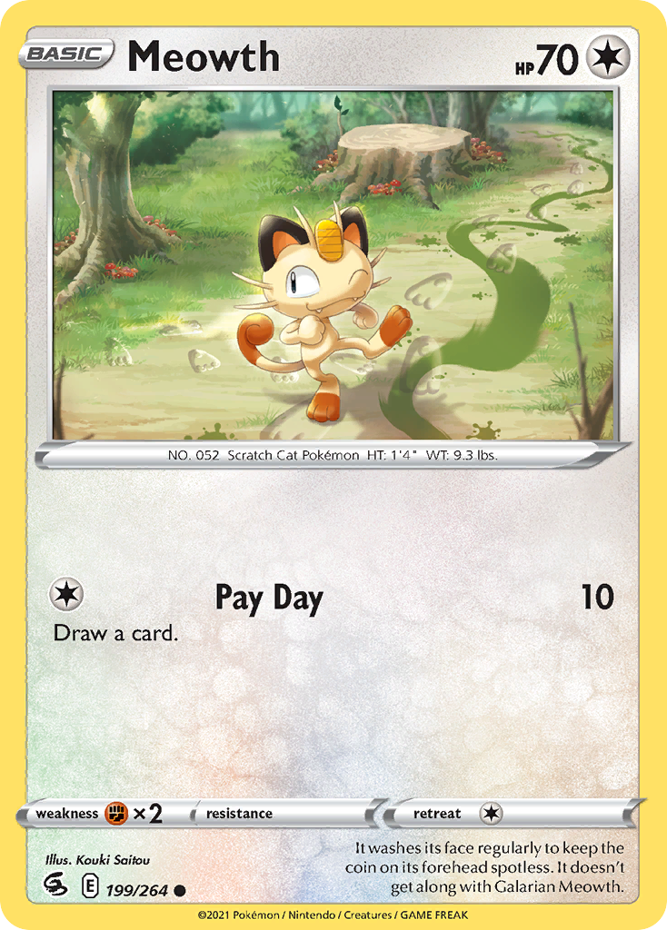 Meowth 199/284 Common