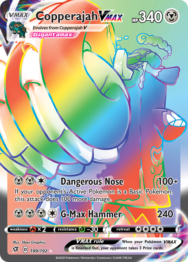 Copperajah VMAX 199/209 Rare Rainbow