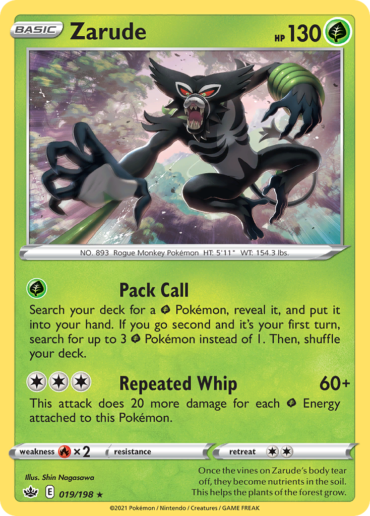 Zarude 019/233 Rare Holo