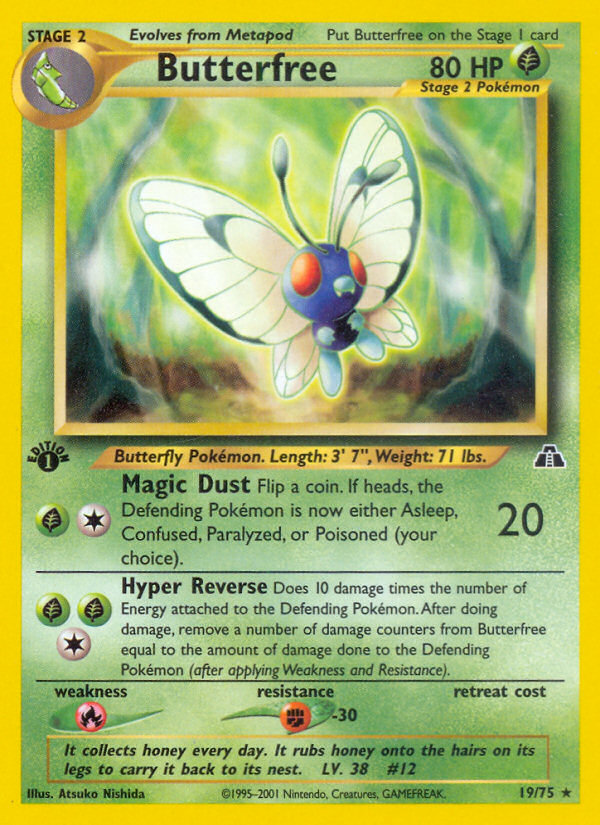 Butterfree 019/75 Rare