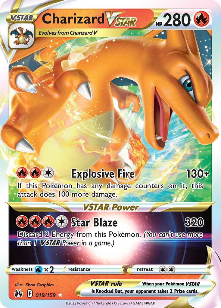 Charizard VSTAR 019/160 Rare Holo VSTAR