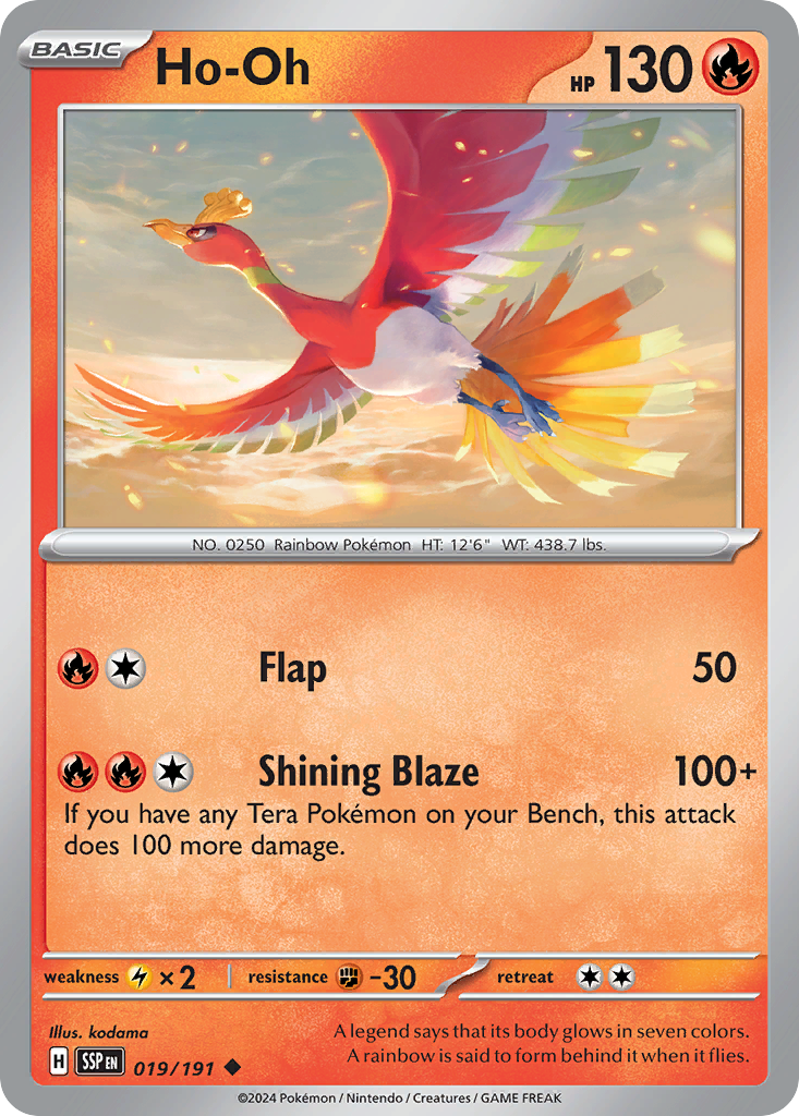 Ho-Oh 019/252 Uncommon
