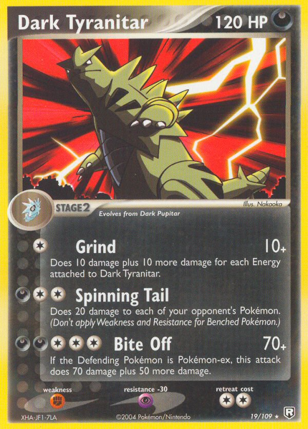 Dark Tyranitar 019/111 Rare