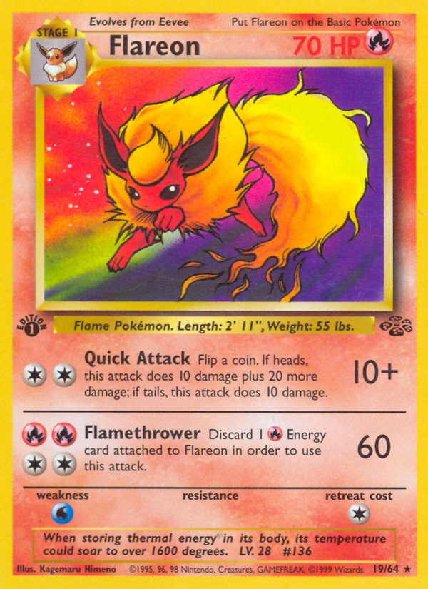 Flareon 019/64 Rare