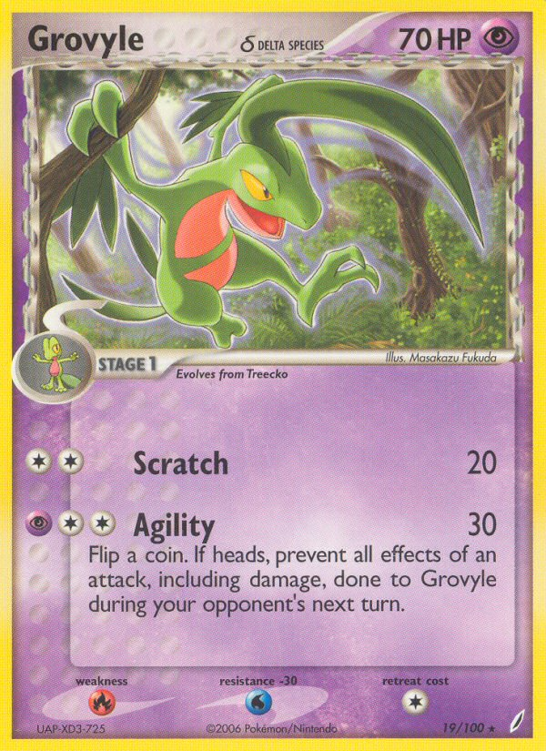 Grovyle δ 019/100 Rare