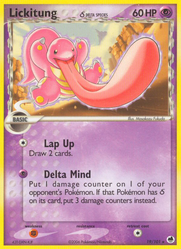 Lickitung δ 019/101 Rare