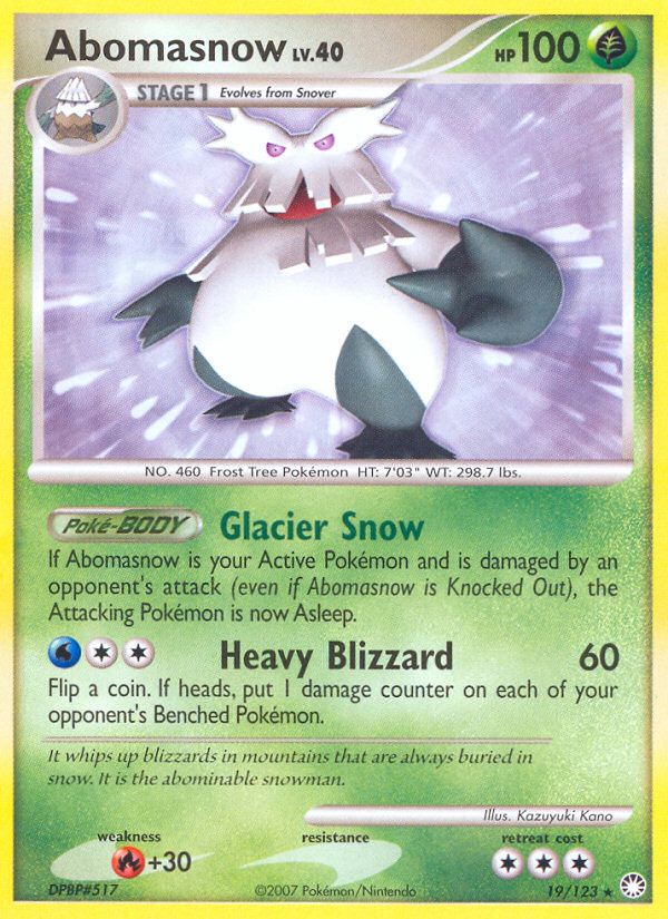 Abomasnow 019/124 Rare