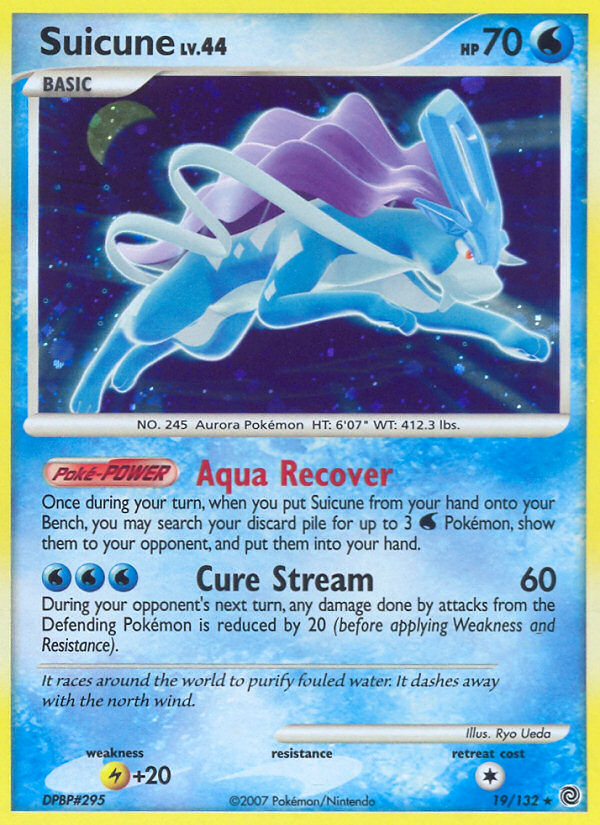 Suicune 019/132 Rare Holo