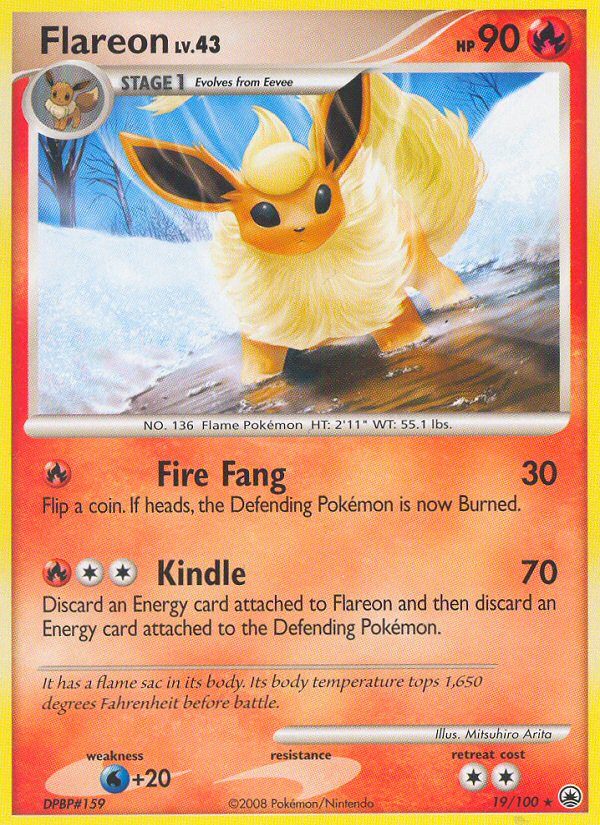 Flareon 019/100 Rare