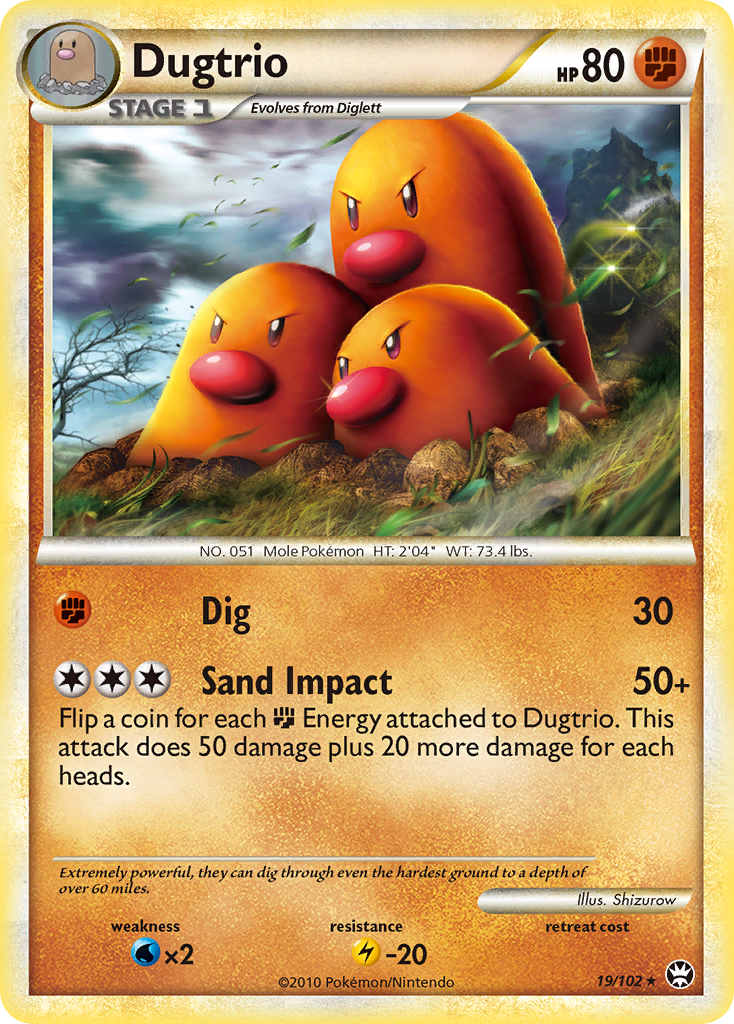 Dugtrio 019/103 Rare