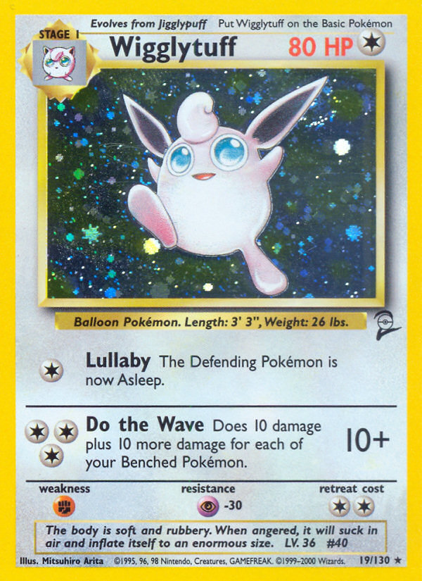 Wigglytuff 019/130 Rare Holo