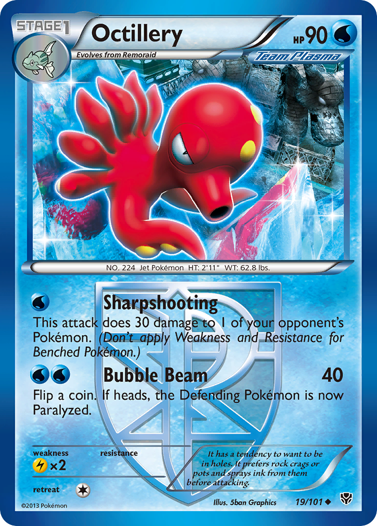 Octillery 019/105 Uncommon