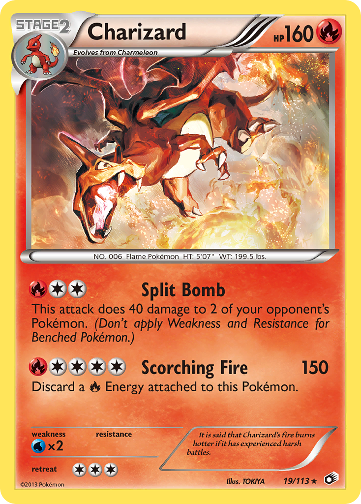 Charizard 019/140 Rare Holo