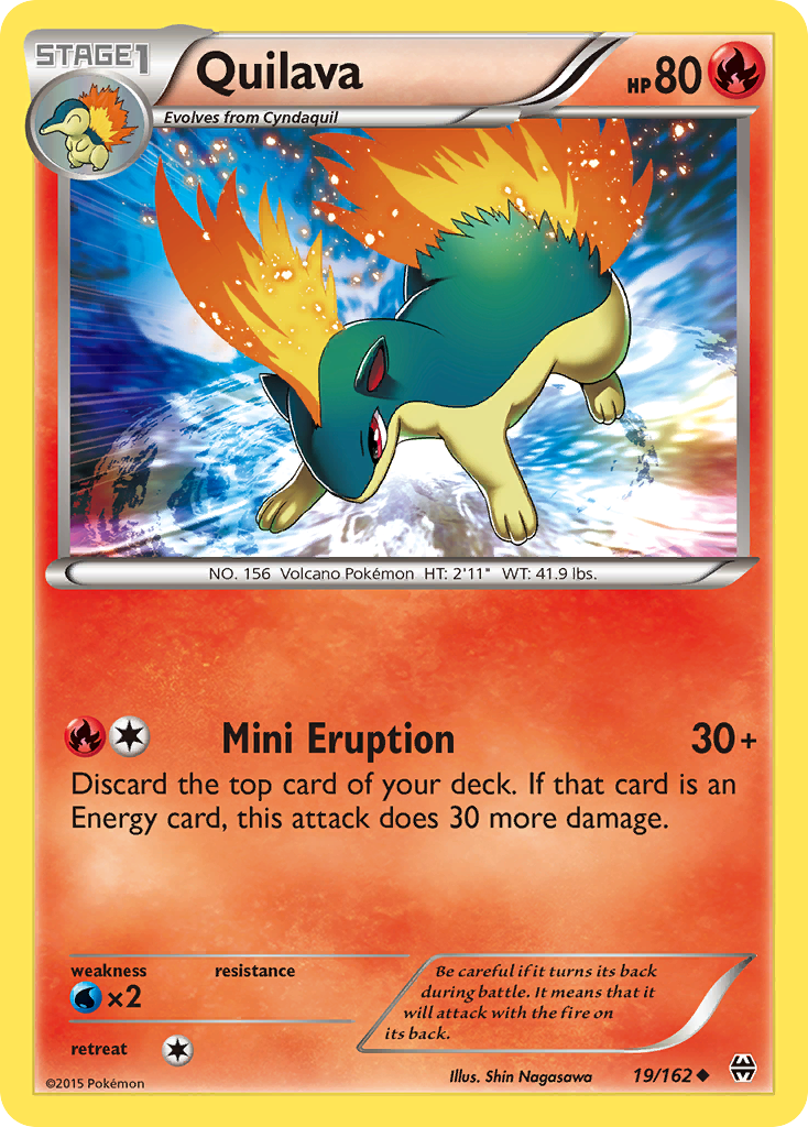 Quilava 019/165 Uncommon