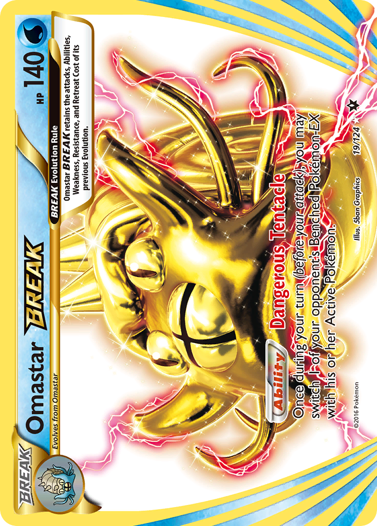 Omastar BREAK 019/129 Rare BREAK