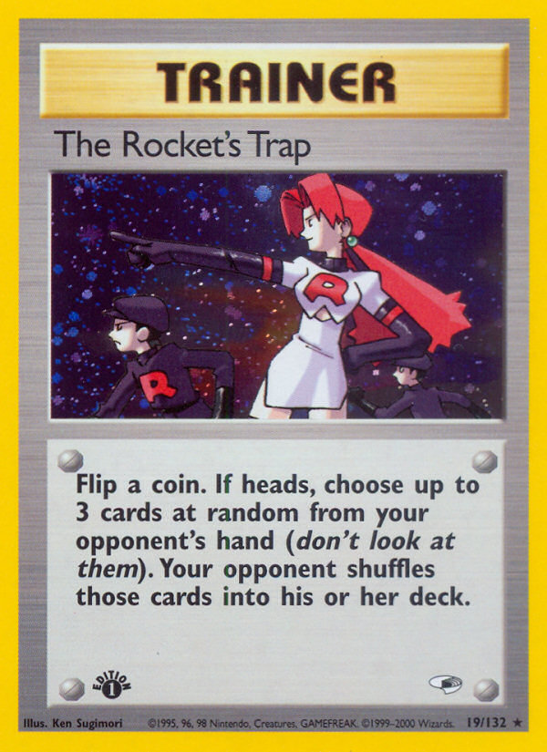 The Rocket's Trap 019/132 Rare Holo
