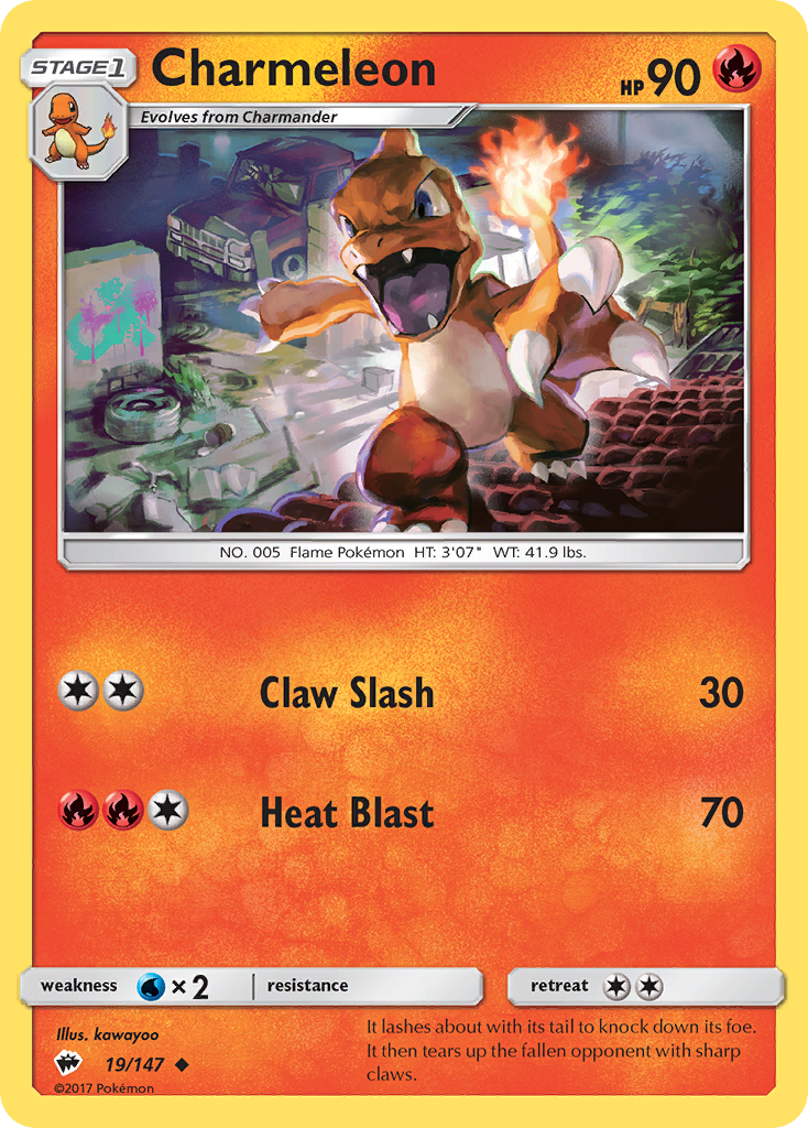 Charmeleon 019/177 Uncommon