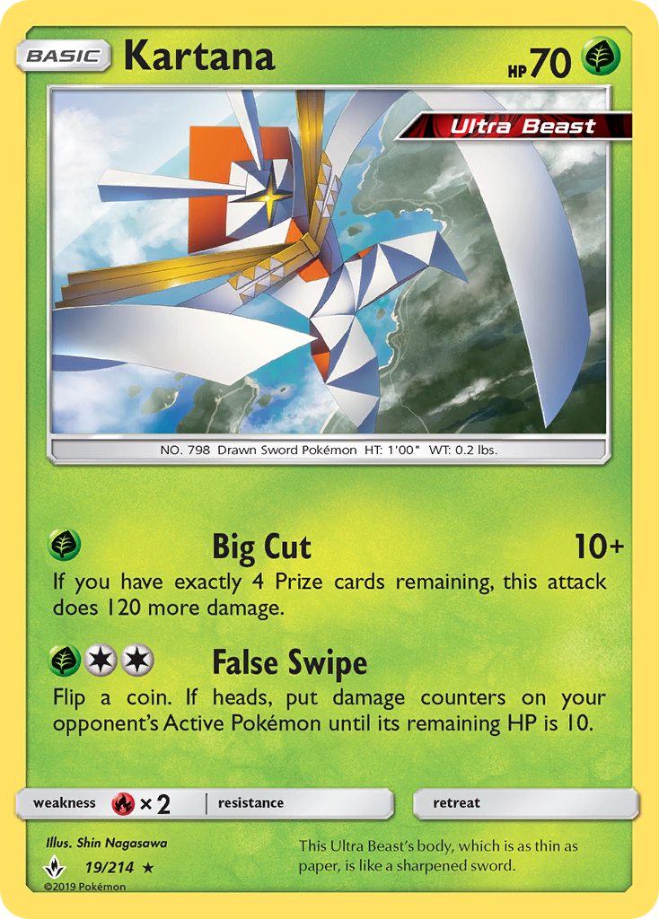 Kartana 019/234 Rare Holo