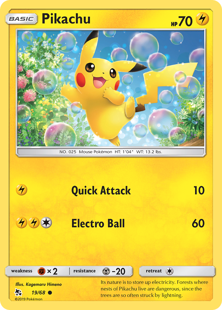 Pikachu 019/69 Common