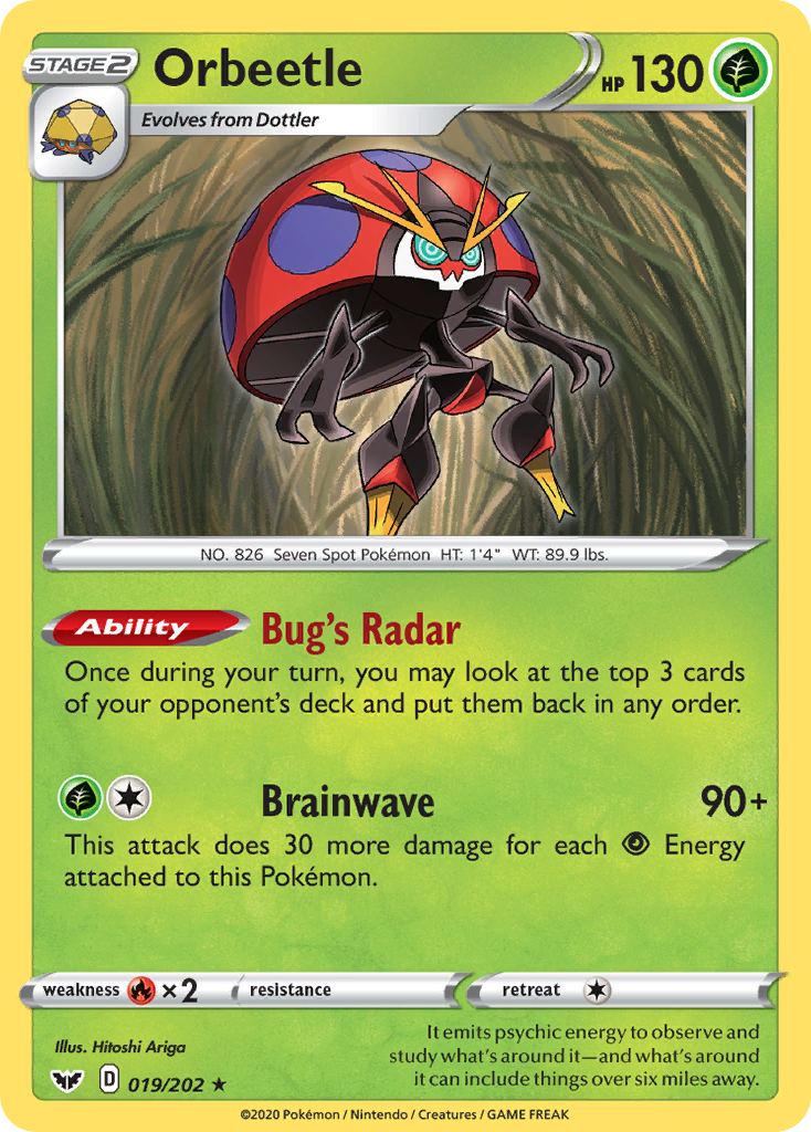Orbeetle 019/216 Rare