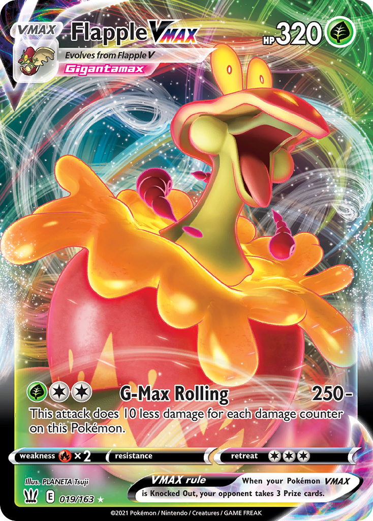Flapple VMAX 019/183 Rare Holo VMAX