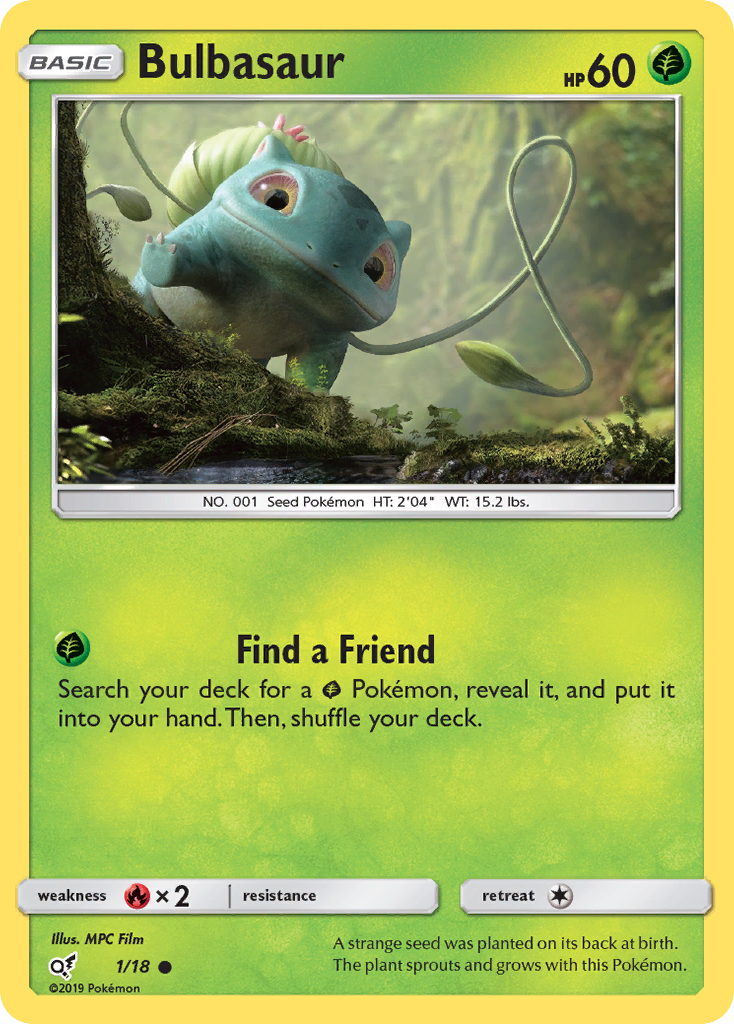 Bulbasaur 001/18 Common