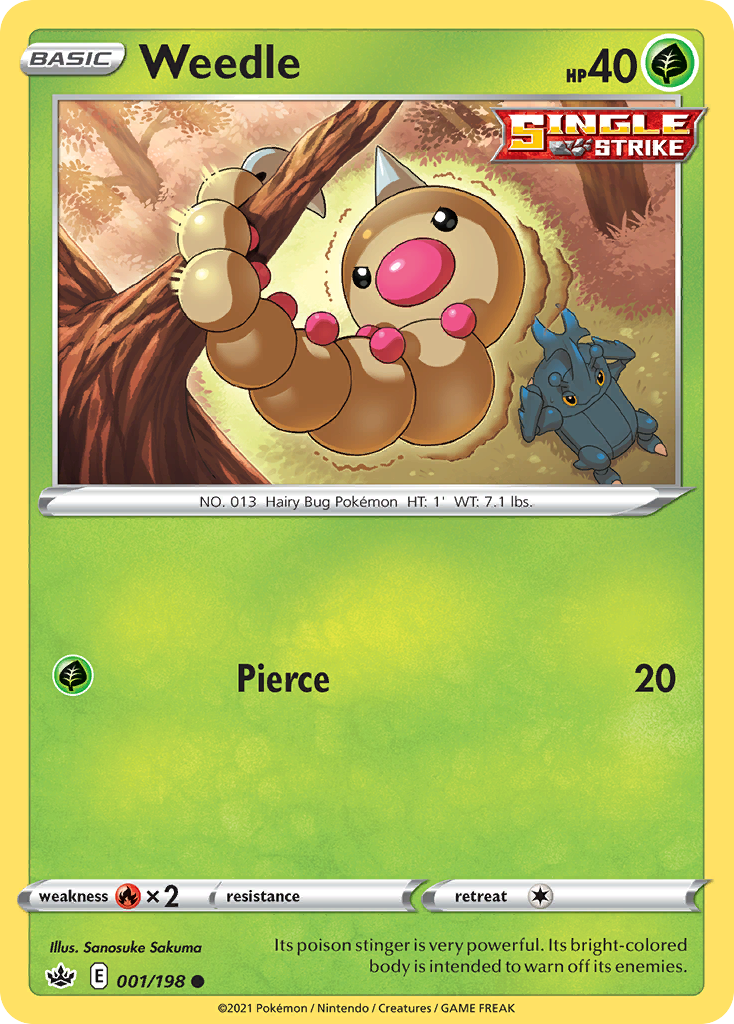 Weedle 001/233 Common