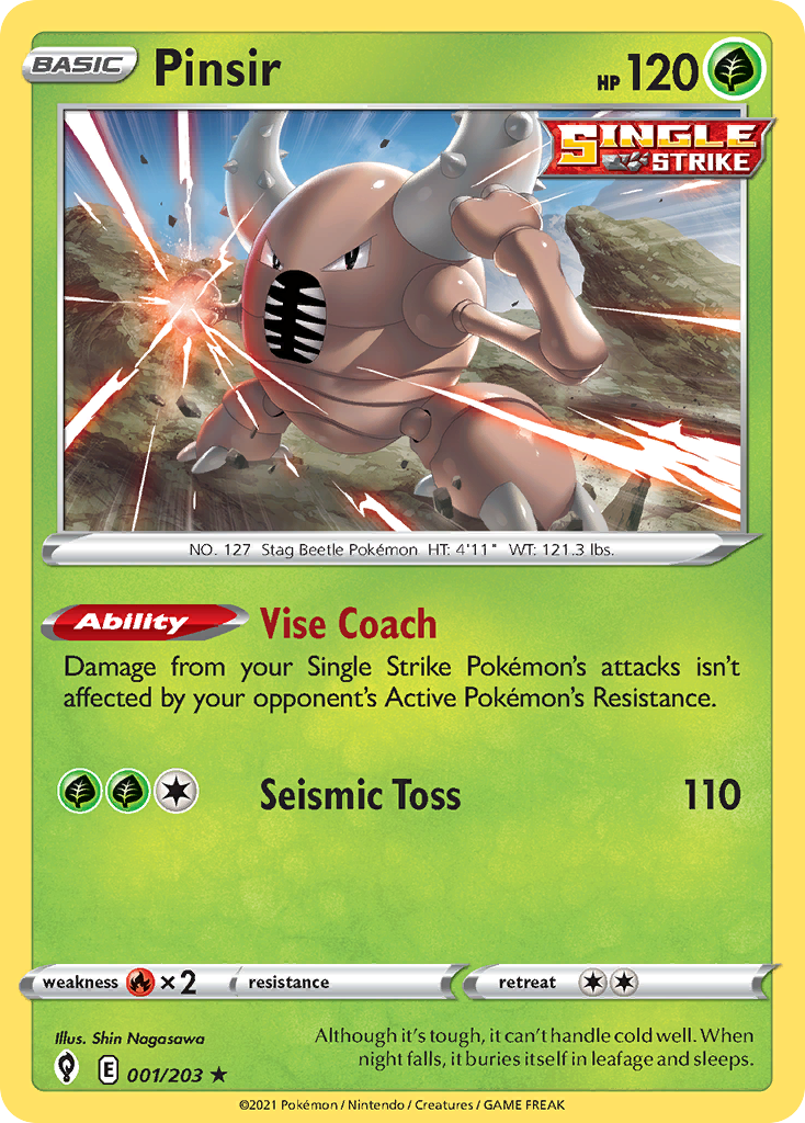 Pinsir 001/237 Rare