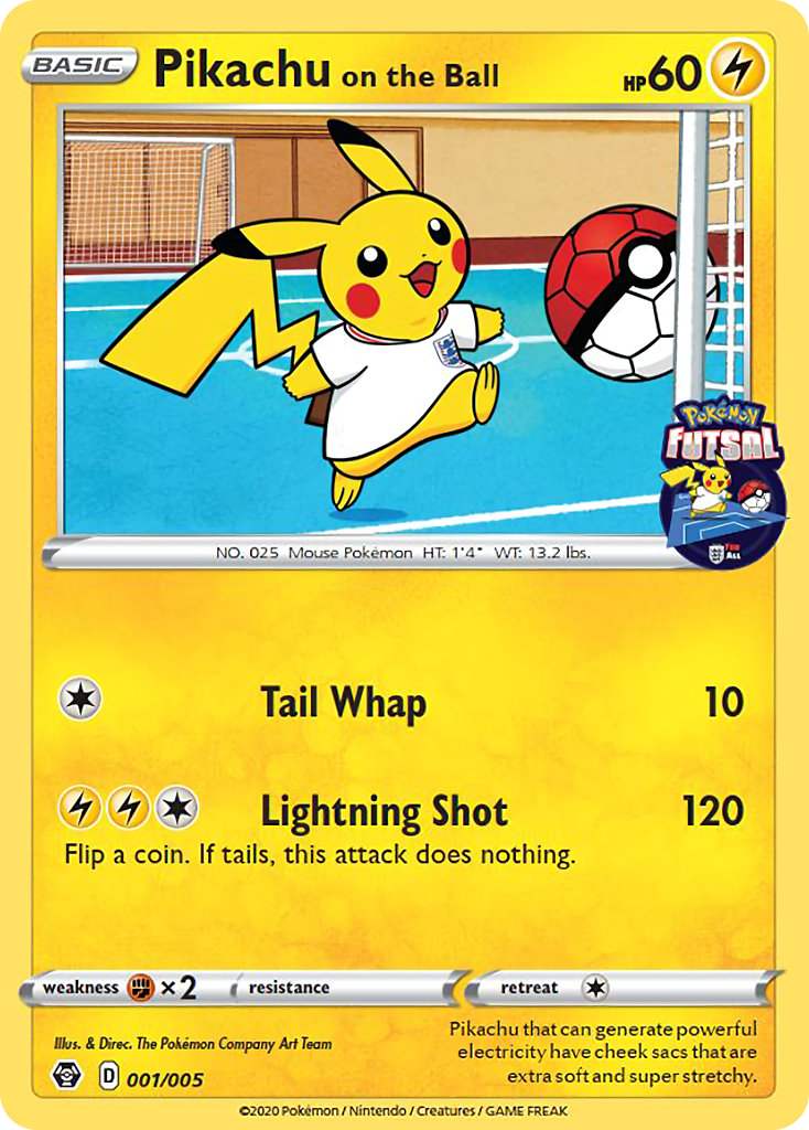 Pikachu on the Ball 001/5 Unknown