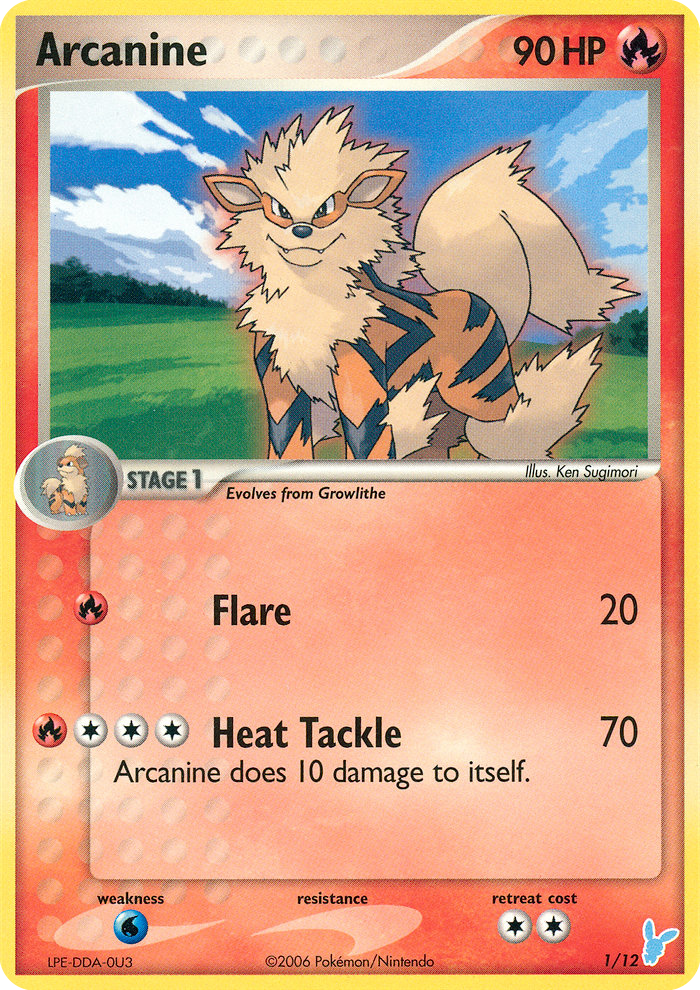 Arcanine 001/12 Unknown