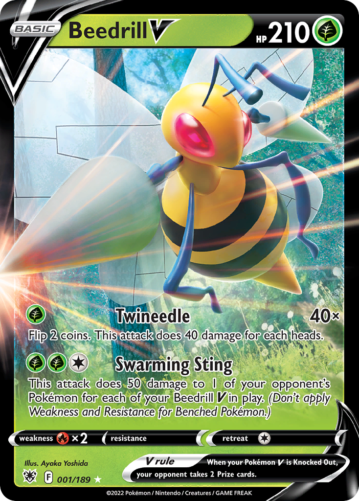 Beedrill V 001/216 Rare Holo V