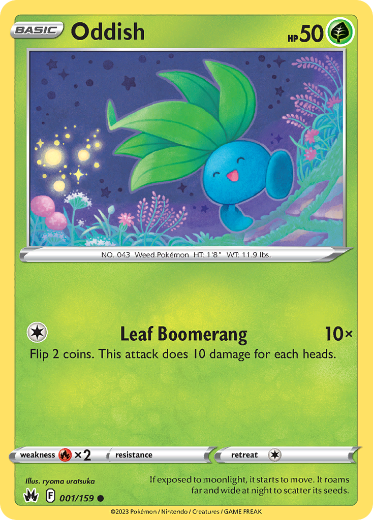 Oddish 001/160 Common