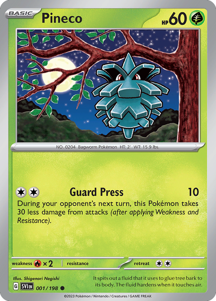 Pineco 001/258 Common